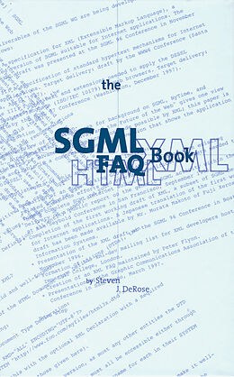 Kartonierter Einband The SGML FAQ Book von S. J. DeRose