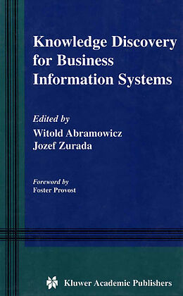 Kartonierter Einband Knowledge Discovery for Business Information Systems von 