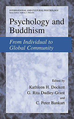 Couverture cartonnée Psychology and Buddhism de 