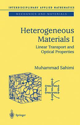 Couverture cartonnée Heterogeneous Materials I de Muhammad Sahimi
