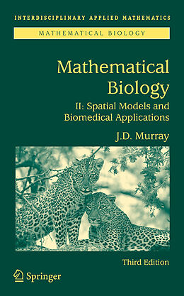 Couverture cartonnée Mathematical Biology II de James D. Murray