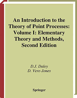 Kartonierter Einband An Introduction to the Theory of Point Processes von D.J. Daley, D. Vere-Jones