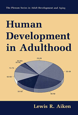 Couverture cartonnée Human Development in Adulthood de Lewis R. Aiken
