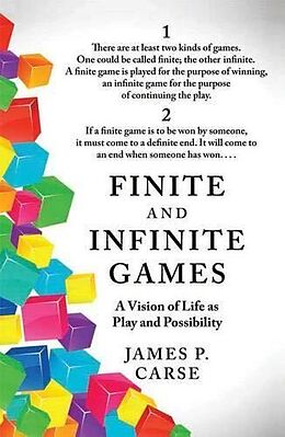 Couverture cartonnée Finite and Infinite Games de James Carse