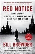 Couverture cartonnée Red Notice de Bill Browder