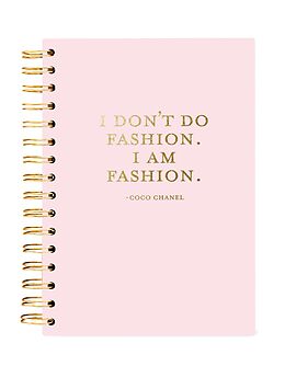 Fester Einband Hard Bound Journal: I am Fashion  Hardcover-Notizbuch mit stabiler Ringbindung: Ich bin Fashion von Graphique de France