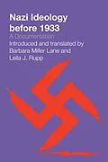 E-Book (epub) Nazi Ideology before 1933 von Barbara Miller Lane