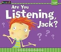 Couverture cartonnée Are You Listening, Jack? de Ellen Garcia