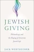 Livre Relié Jewish Giving de Jack Wertheimer