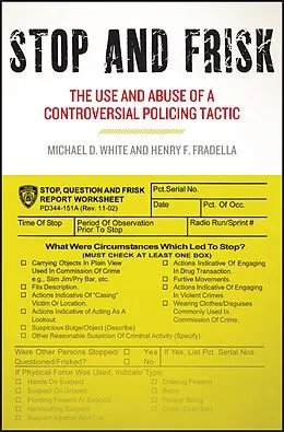 E-Book (epub) Stop and Frisk von Michael D. White, Henry F. Fradella
