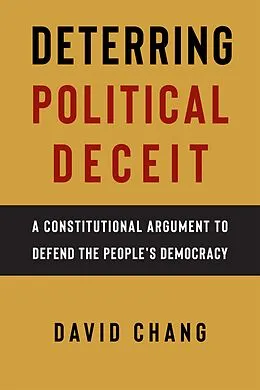 E-Book (epub) Deterring Political Deceit von David Chang