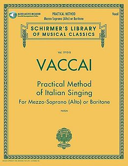 Nicola Vaccai Notenblätter Practical Method of Italian Singing (+Online Audio)