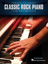 David Pearl Notenblätter Learn to play Classic Rock Piano from the Masters