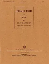 Jean Langlais Notenblätter Folcloristic Suite