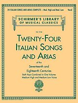  Notenblätter 24 Italian Songs and Arias