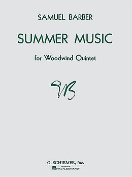 Samuel Barber Notenblätter Summer Music op.31