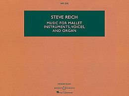 Steve Reich Notenblätter Music for Mallet Instruments