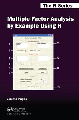 Livre Relié Multiple Factor Analysis by Example Using R de Jérôme Pagès