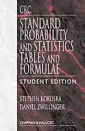 E-Book (pdf) CRC Standard Probability and Statistics Tables and Formulae, Student Edition von Stephen Kokoska