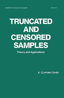 E-Book (pdf) Truncated and Censored Samples von A. Clifford Cohen