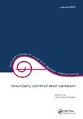 E-Book (pdf) Boundary Control and Variation von Jean-Paul Zolesio