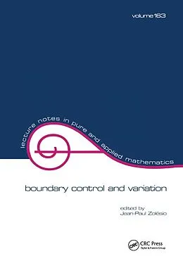 E-Book (pdf) Boundary Control and Variation von Jean-Paul Zolesio