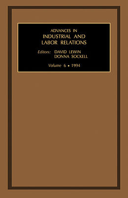 eBook (pdf) Advances in Industrial and Labor Relations de 