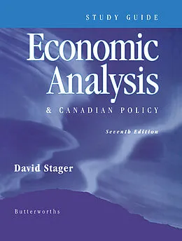 E-Book (pdf) Economic Analysis & Canadian Policy von David Stager