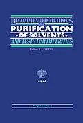 E-Book (pdf) Recommended Methods for Purification of Solvents and Tests for Impurities von 