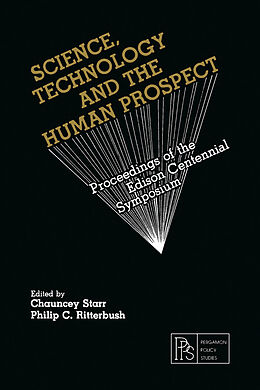 eBook (pdf) Science, Technology and the Human Prospect de 