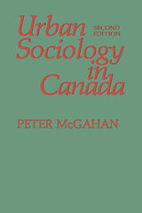 eBook (pdf) Urban Sociology in Canada de Peter McGahan