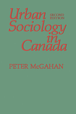 eBook (pdf) Urban Sociology in Canada de Peter McGahan