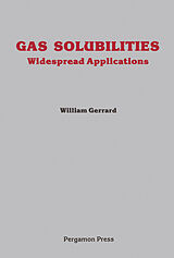 eBook (pdf) Gas Solubilities de William Gerrard