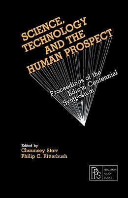 eBook (pdf) Science, Technology and the Human Prospect de 