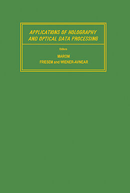 eBook (pdf) Applications of Holography and Optical Data Processing de 