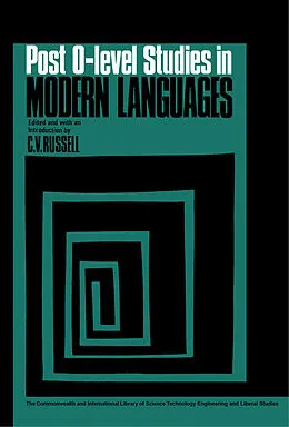 E-Book (pdf) Post-O-Level Studies in Modern Languages von 