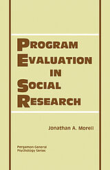 eBook (pdf) Program Evaluation in Social Research de Jonathan A. Morell