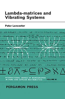 E-Book (pdf) Lambda-Matrices and Vibrating Systems von Peter Lancaster