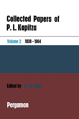 eBook (pdf) Collected Papers of P.L. Kapitza de 