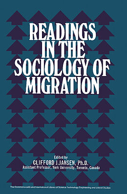 eBook (pdf) Readings in the Sociology of Migration de Clifford J. Jansen