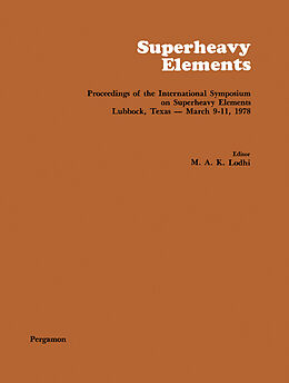 eBook (pdf) Superheavy Elements de 