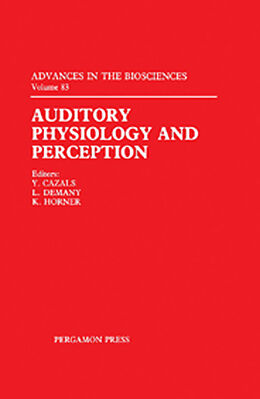 E-Book (epub) Auditory Physiology and Perception von 