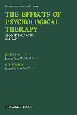 eBook (pdf) The Effects of Psychological Therapy de S. J. Rachman, G. T. Wilson