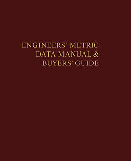 E-Book (pdf) The Engineers' Metric Data Manual and Buyers' Guide von D. S. Lock