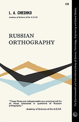 eBook (pdf) Russian Orthography de 