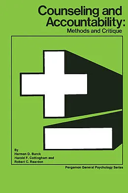 E-Book (pdf) Counseling and Accountability von Harman D. Burck, Harold F. Cottingham, Robert C. Reardon