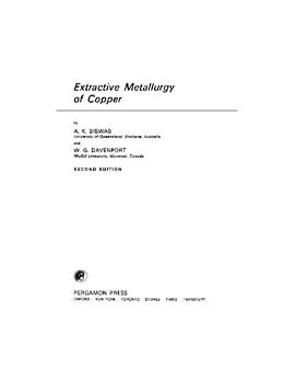 E-Book (pdf) Extractive Metallurgy of Copper von A. K. Biswas, W. G. Davenport