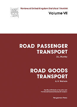 E-Book (pdf) Road Passenger Transport: Road Goods Transport von D. L. Munby, A. H. Watson