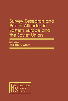 eBook (pdf) Survey Research and Public Attitudes in Eastern Europe and the Soviet Union de 