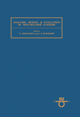 E-Book (pdf) Analysis, Design and Evaluation of Man - Machine Systems von 